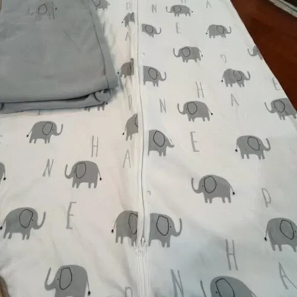 Sleep Sack Tillyou 2 Pack Baby 18 - 24 Months Swaddle Cotton Infants - Picture 5 of 7